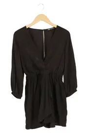 Vorschaubild 1 von Damen Jumpsuit Schwarz Gr. 34/XS Elegant Vintage Overall Kurz
