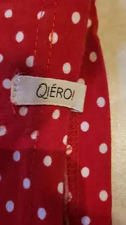 Vorschaubild 4 von Damen Bikini Oberteil Rot Gepunktet Gr. 38 M Retro Neckholder Top