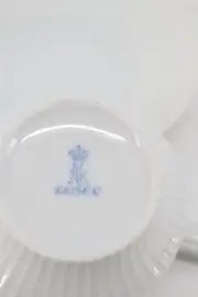Vorschaubild 2 von AK KAISER Kaffeetasse mit Untertasse Porzellan Weiß Elegant