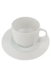 Vorschaubild 1 von AK KAISER Kaffeetasse mit Untertasse Porzellan Weiß Elegant