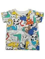 Vorschaubild 1 von Kinder T-Shirt Mehrfarbig Gr. 80 Tiermotiv Farbenfroh