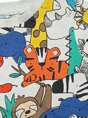 Vorschaubild 4 von Kinder T-Shirt Mehrfarbig Gr. 80 Tiermotiv Farbenfroh