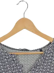Vorschaubild 2 von Damen Bluse Gr. 40/L Mehrfarbig Abstrakt Muster Casual