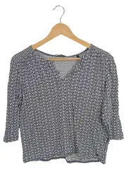 Vorschaubild 1 von Damen Bluse Gr. 40/L Mehrfarbig Abstrakt Muster Casual