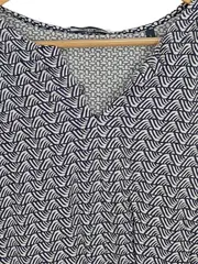 Vorschaubild 3 von Damen Bluse Gr. 40/L Mehrfarbig Abstrakt Muster Casual