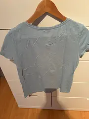 Vorschaubild 3 von Damen T-Shirt Palmenmotiv Blau Gr. 36/S Casual