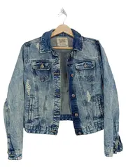 Vorschaubild 1 von Damen Jeansjacke Blau Casual Gr. 38/M Denim Jacke
