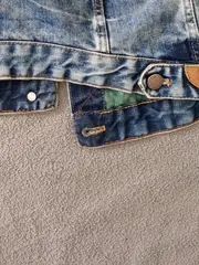 Vorschaubild 4 von Damen Jeansjacke Blau Casual Gr. 38/M Denim Jacke