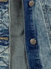 Vorschaubild 3 von Damen Jeansjacke Blau Casual Gr. 38/M Denim Jacke