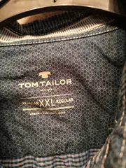 Vorschaubild 3 von Business Hemd Herren Langarm Kariert Blau Baumwolle Gr. 54 XXL