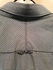 Vorschaubild 2 von Business Hemd Herren Langarm Kariert Blau Baumwolle Gr. 54 XXL