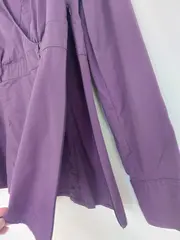 Vorschaubild 10 von Damen Hemdbluse Gr. 38 M Lila Klassisch Langarm