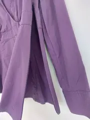 Vorschaubild 9 von Damen Hemdbluse Gr. 38 M Lila Klassisch Langarm