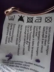 Vorschaubild 15 von Damen Hemdbluse Gr. 38 M Lila Klassisch Langarm