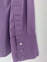 Vorschaubild 7 von Damen Hemdbluse Gr. 38 M Lila Klassisch Langarm