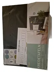 Vorschaubild 1 von Kühlschrankmagnet Tafel beschreibbar Uni Schwarz 50x35 cm 2 Stück