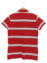 Vorschaubild 2 von Herren Poloshirt Gr. 46/S Rot Gestreift