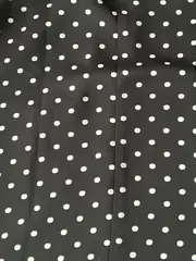 Vorschaubild 5 von Damen Polka Dot Top Ärmellos Schwarz Gr. 36/S Polyester