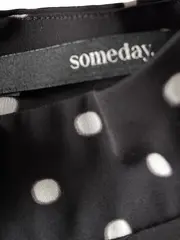 Vorschaubild 7 von Damen Polka Dot Top Ärmellos Schwarz Gr. 36/S Polyester