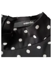 Vorschaubild 4 von Damen Polka Dot Top Ärmellos Schwarz Gr. 36/S Polyester