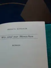 Vorschaubild 3 von Konsalik Wir sind nur Menschen Gesellschaftsroman Bestseller Deutsch
