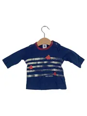 Vorschaubild 1 von Langarmshirt Jungen Gr. 60 Blau Maritim Boote Gestreift