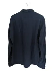 Vorschaubild 2 von Herren Jeansjacke Blau Gr. 50/L Casual Baumwolle Uni Langarm