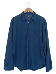 Vorschaubild 1 von Herren Jeansjacke Blau Gr. 50/L Casual Baumwolle Uni Langarm