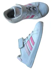 Vorschaubild 3 von Kinder Sneaker Mädchen Gr. 29 Weiß Sportlich Klettverschluss