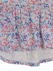 Vorschaubild 4 von Mädchen Freizeitkleid Blumenmuster Gr. 92 Mehrfarbig Casual Baumwolle