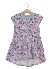 Vorschaubild 1 von Mädchen Freizeitkleid Blumenmuster Gr. 92 Mehrfarbig Casual Baumwolle