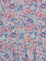 Vorschaubild 2 von Mädchen Freizeitkleid Blumenmuster Gr. 92 Mehrfarbig Casual Baumwolle