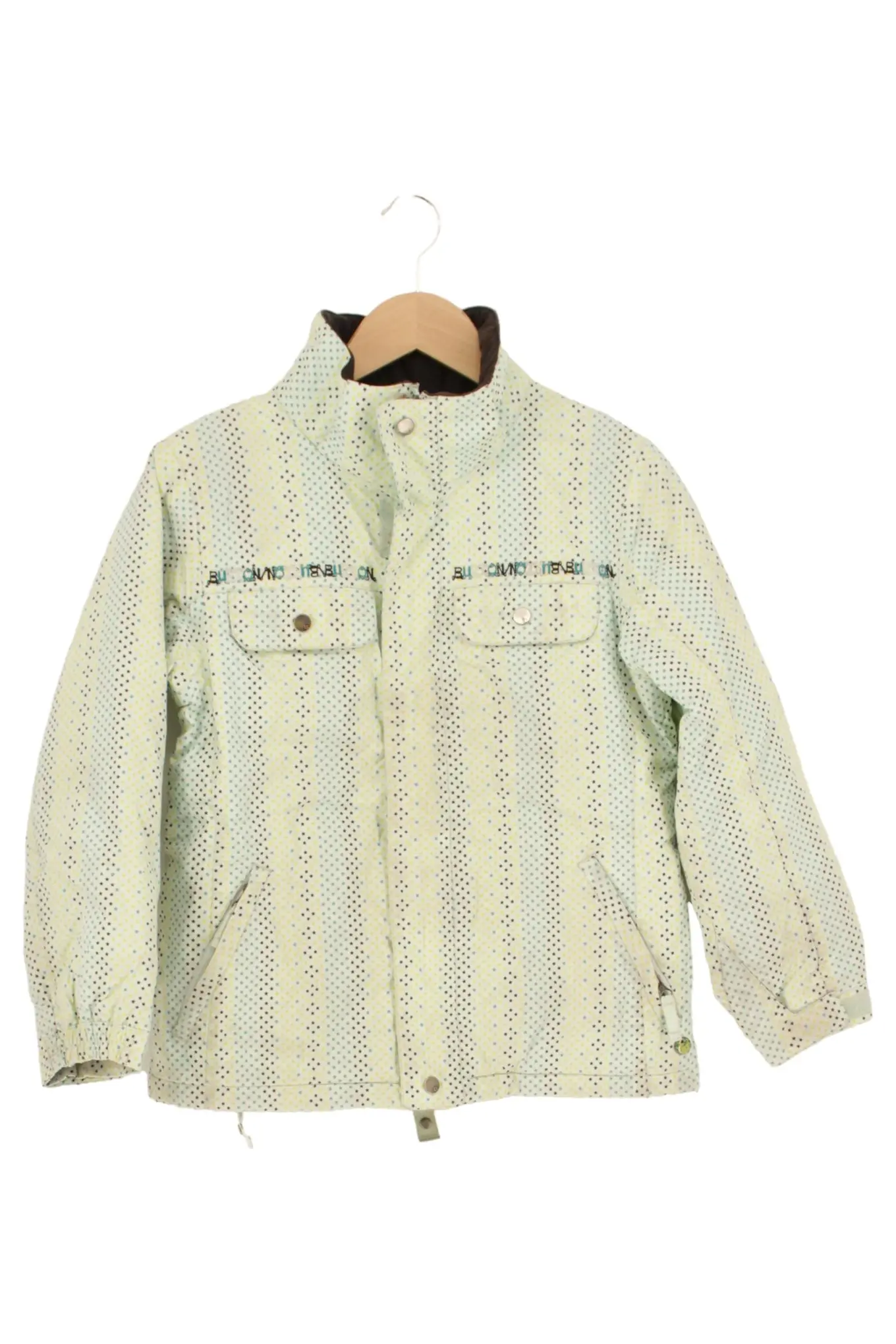 BURTON Damen Steppjacke Outdoor Jacke Gr. 40/L Mehrfarbig Punkte