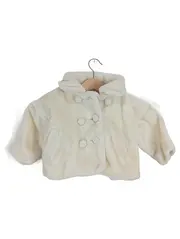 Vorschaubild 1 von Blue Pony Baby Strickjacke Gr. 68 Weiß Plüsch Hasenohren Charmant Kinder