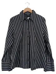 Vorschaubild 1 von Damen Hemdbluse gestreift Gr. 46 Klassisch Mehrfarbig