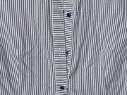 Vorschaubild 3 von Damen Hemdbluse gestreift Gr. 38 Baumwolle Casual Langarm