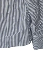 Vorschaubild 5 von Damen Hemdbluse gestreift Gr. 38 Baumwolle Casual Langarm