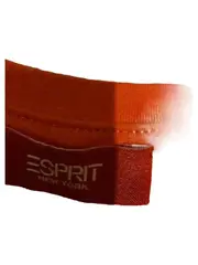 Vorschaubild 2 von Damen Langarmshirt Basic V-Ausschnitt Uni Orange Gr. XS Baumwolle