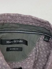 Vorschaubild 3 von MARC O POLO Herren Freizeithemd Grau Gr. 42/L Casual Langarm Hemd