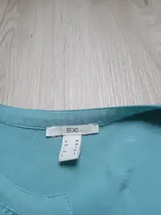 Vorschaubild 3 von Damen Bluse Langarm Türkis Gr. M 38 Viskose Casual