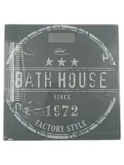 Vorschaubild 1 von Personenwaage Digital Glaswaage Badwaage Grau Factory Style