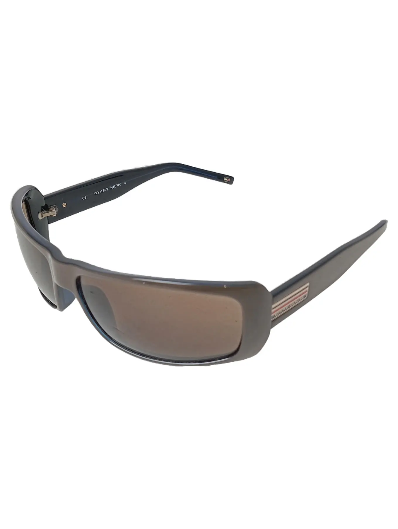 TOMMY HILFIGER Sonnenbrille Unisex Casual Sportlich Dunkelbraun 4x14cm