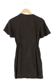 Vorschaubild 2 von Blusenkleid Damen 34/XS Schwarz Uni Elegant Vintage Minikleid