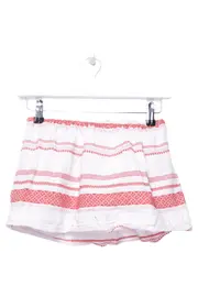 Vorschaubild 2 von Kinder Shorts Gr. 128 Weiß Gestreift Casual Baumwolle Mädchen