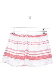 Vorschaubild 1 von Kinder Shorts Gr. 128 Weiß Gestreift Casual Baumwolle Mädchen