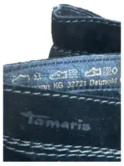 Vorschaubild 2 von Tamaris Damen Stiefeletten Keilabsatz Wildleder Schwarz Gr. 37