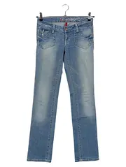 Vorschaubild 1 von Damen Jeans Slim Fit W26/32 Blau Casual Stretch Denim