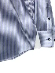 Vorschaubild 3 von Herren Business Hemd Blau Gestreift Größe 41