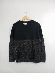 Vorschaubild 2 von Jungen Pullover Gr. 164 Schwarz Strick Casual