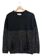 Vorschaubild 1 von Jungen Pullover Gr. 164 Schwarz Strick Casual
